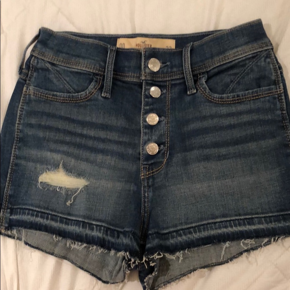 High waisted hollister shorts